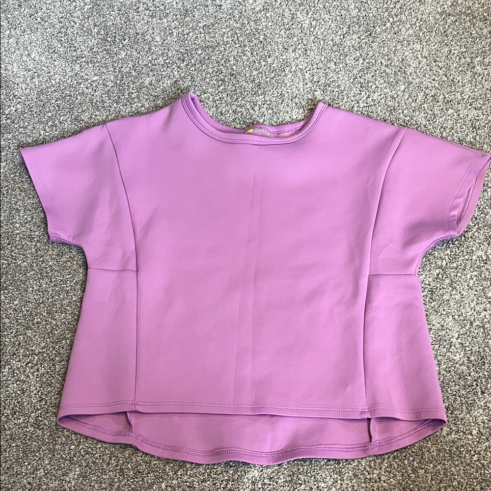 Zella purple lavender athletica top size 7/8 gently worn girls lilac